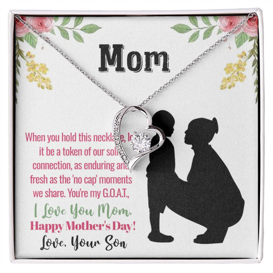 Mom - You're my G.O.A.T - Necklace