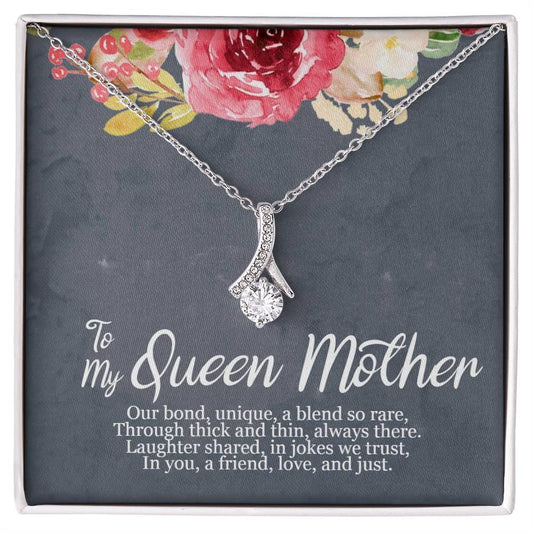 To my Queen Mother Message Necklace - Perfect For That Special Occasion - Ellisworth™